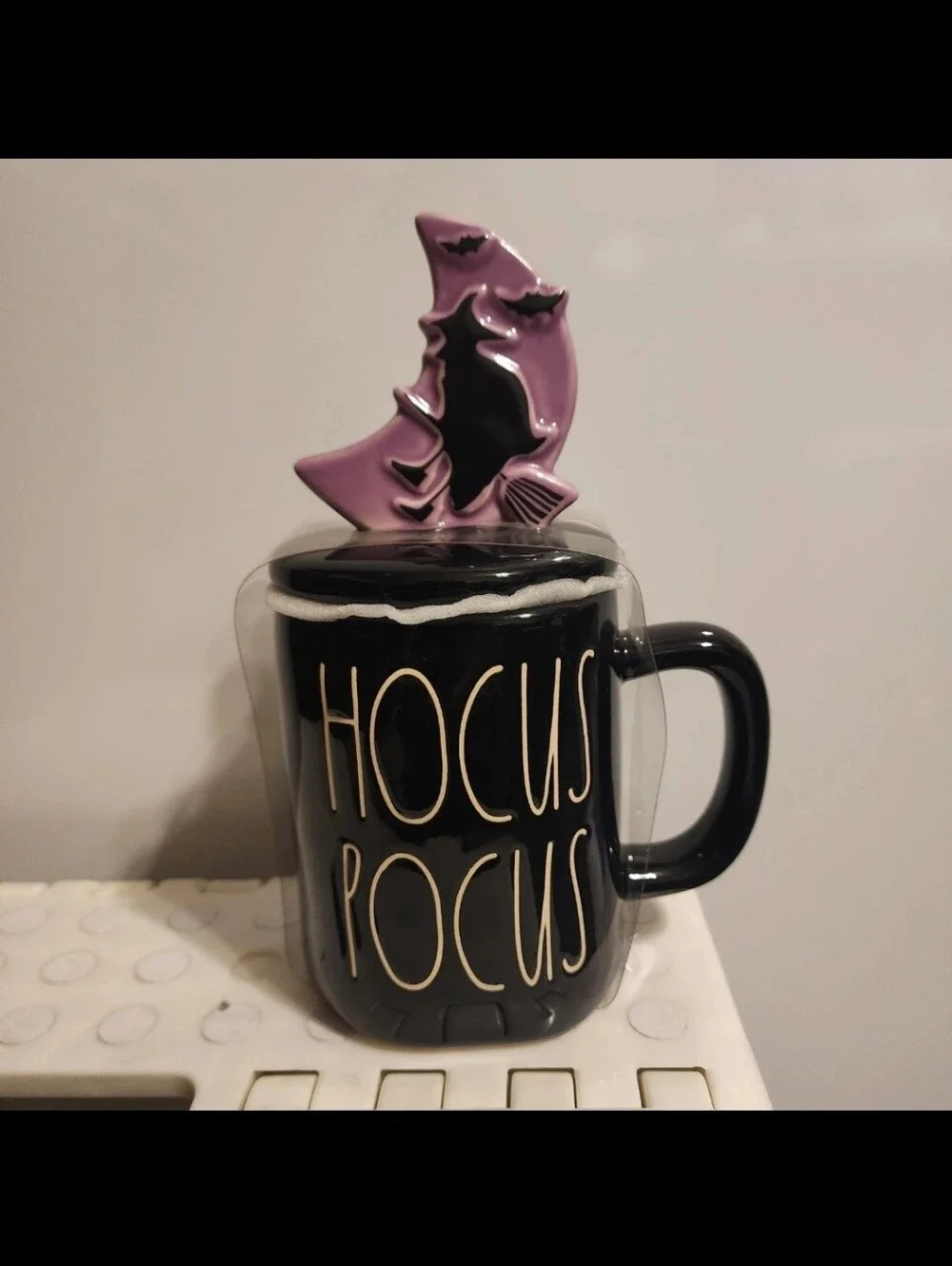 Rae Dunn Halloween HOCUS POCUS Topper Mug